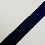 Лента киперная 15 мм х/б+п/э 3,18 г/м  ШП синий темный