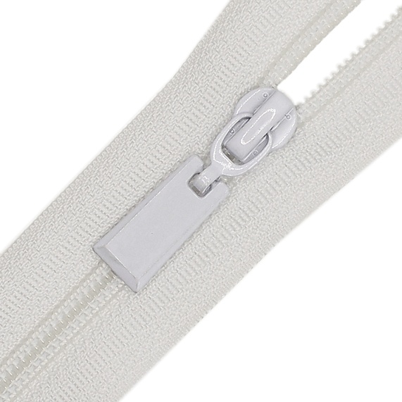 Молния спиральная 60 см Т5 разъемная  Лидер белый – №1