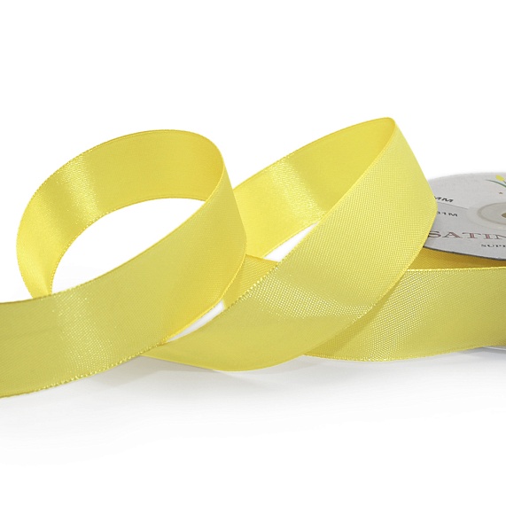 Лента атласная 25 мм  30 ярд Н желтый 017 – №1