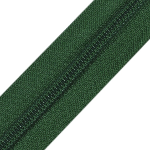 Молния рулонная  Т5 13 гр/м 200 м Д зеленый 258 – №1