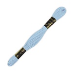 Нитки для рукоделия  Мулине  100% хлопок  10 м 12 шт ПНК им. Кирова синий 8102 – №43