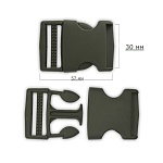 Защелка-трезубец (фастекс) 30 мм пластик 100 шт арт.Ф-30/1 ВП черный – №3