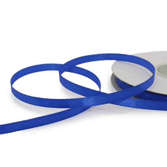 Лента атласная 6 мм  30 ярд Н васильковый 153 – №1