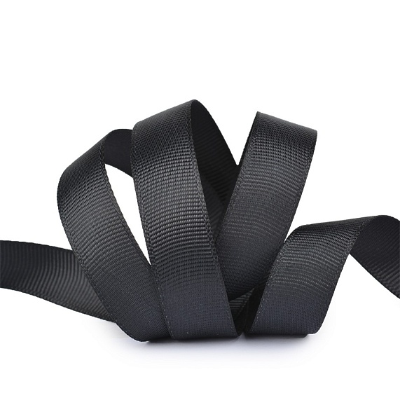 Лента репсовая  20 мм 5,04 г/м  50 м  ШП черный – №1