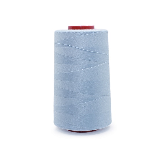 Нитки полиэстер 40/2 5000 ярд   Серебряная Нить голубой 1280 – №1