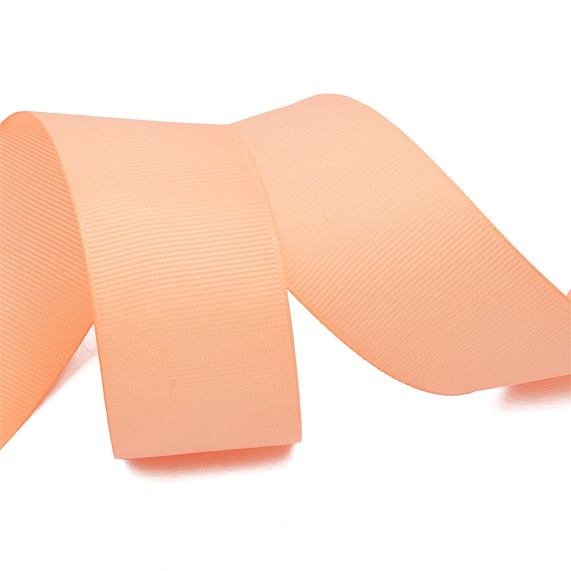 Лента репсовая  25 мм  IDEAL в рубчик 27,4 м  М персиковый светлый 714 – №1