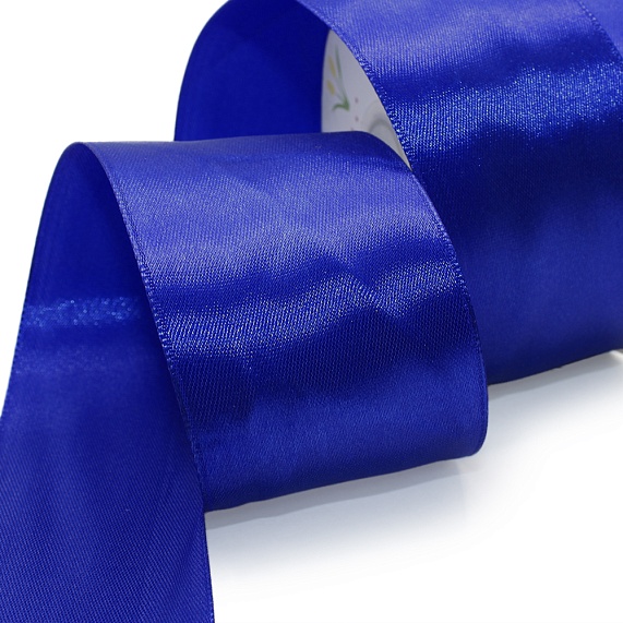 Лента атласная 50 мм  30 ярд Н синий 154 – №1
