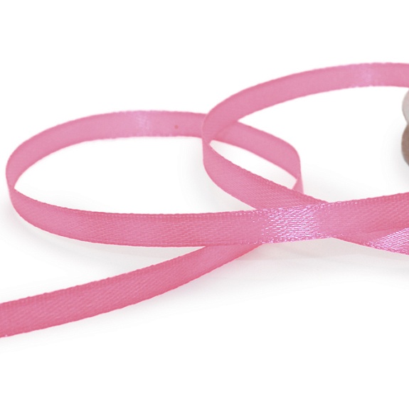 Лента атласная 3 мм  100 м Н розовый 049 – №1