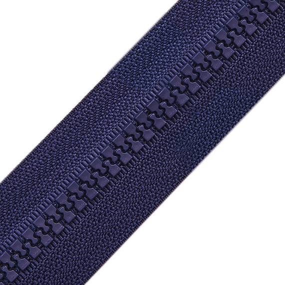 Молния тракторная 60 см Т5 разъемная  1 замок   ДС синий темный 153 – №1