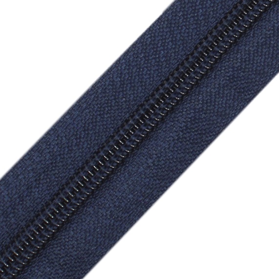 Молния спиральная 45 см Т5 разъемная  А синий темный 330 – №1