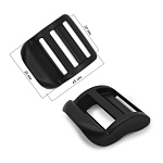 Пряжка трехщелевая 30 мм   крыло 200 шт ВП хаки – №3