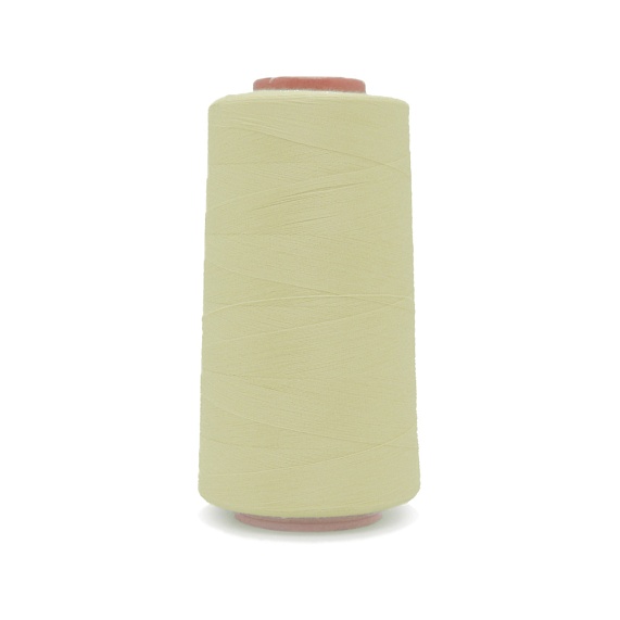 Нитки полиэстер 40/2 5000 ярд   Серебряная Нить молочный 1128 – №1