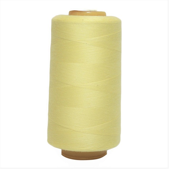 Нитки полиэстер 50/2 5000 ярд   Лидер желтый светлый 116 – №1