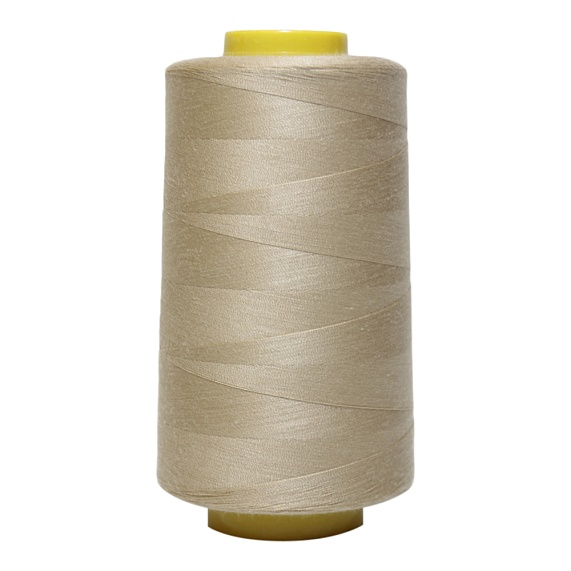 Нитки полиэстер 50/2 5000 ярд   Лидер бежевый 413 – №1