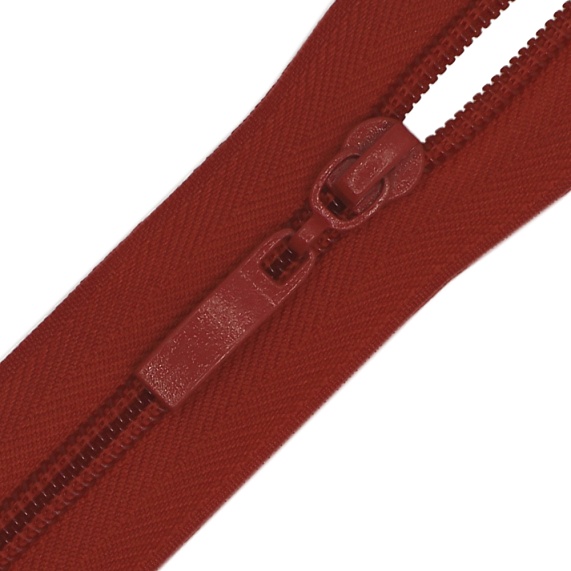 Молния спиральная 60 см Т5 разъемная  Лидер красный 820 – №1