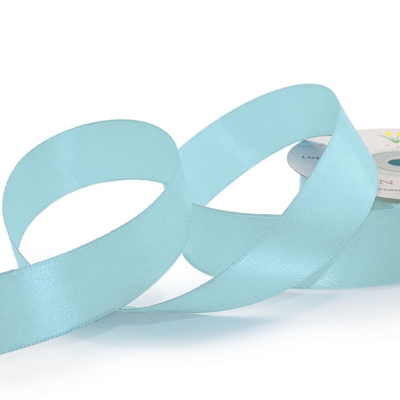 Лента атласная 25 мм  30 ярд Н голубой 143 – №1
