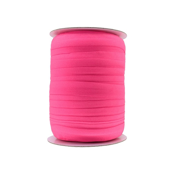 Косая бейка трикотажная 15 мм 100 м ДС малиновый – №1