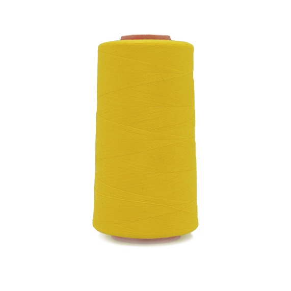 Нитки полиэстер 40/2 4000 ярд   СН желтый 1385 – №1