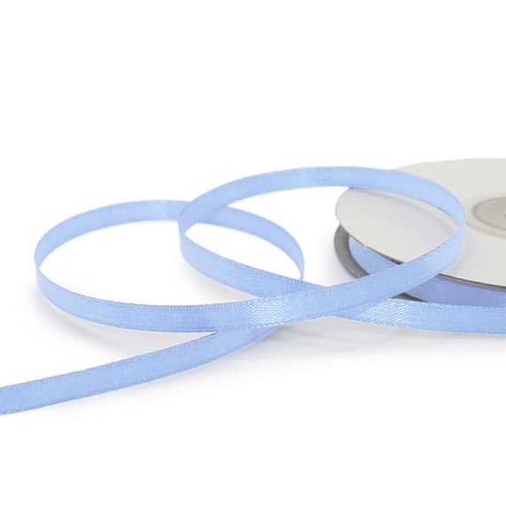 Лента атласная 6 мм  30 ярд Н голубой 147 – №1