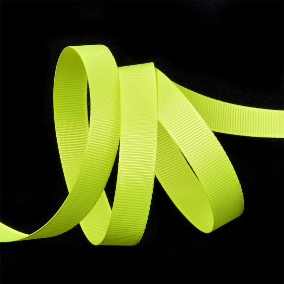 Лента репсовая  12 мм  IDEAL в рубчик 27,4 м  М салатовый 544 – №1