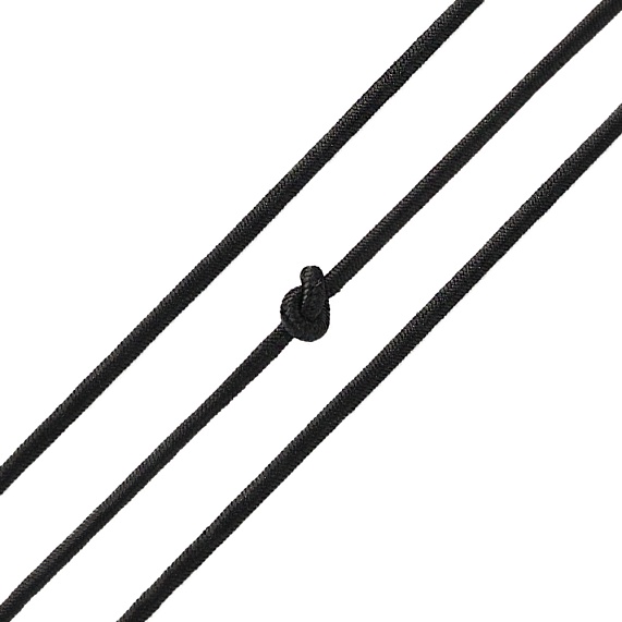 Резинка шляпная d=4 мм катушка  А черный – №1