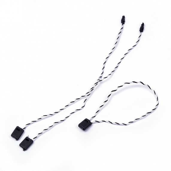 Биркодержатель микропломба  15 см черно-белый 1000 шт  NS  – №1