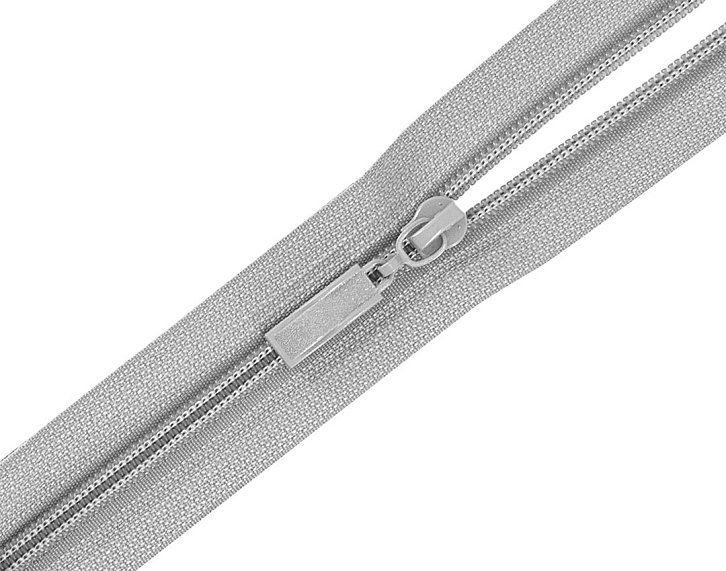 Молния спиральная 55 см Т5 разъемная  Лидер серый 329 – №1