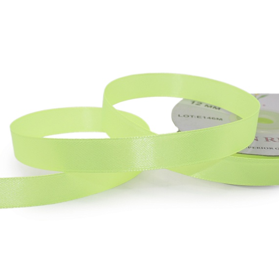 Лента атласная 12 мм  30 ярд Н салатовый 098 – №1