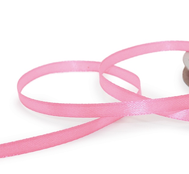 Лента атласная 3 мм  100 м Н розовый 042 – №1