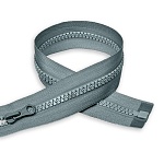 Молния тракторная 40 см Т5 разъемная усиленное 1 замок  бегунок LOGO А черный – №5