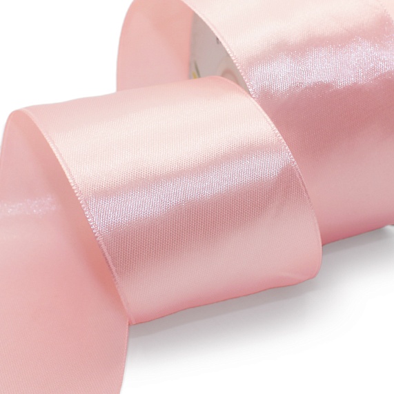 Лента атласная 50 мм  30 ярд Н розовый 070 – №1