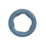 Кнопка рубашечная d=9,5 мм  открытая  1440 шт Т желтый – №3