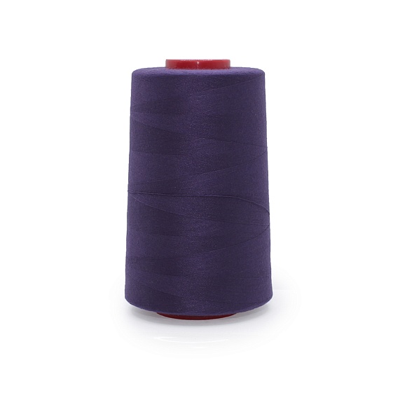 Нитки полиэстер 40/2 5000 ярд   mH фиолетовый 1589 – №1