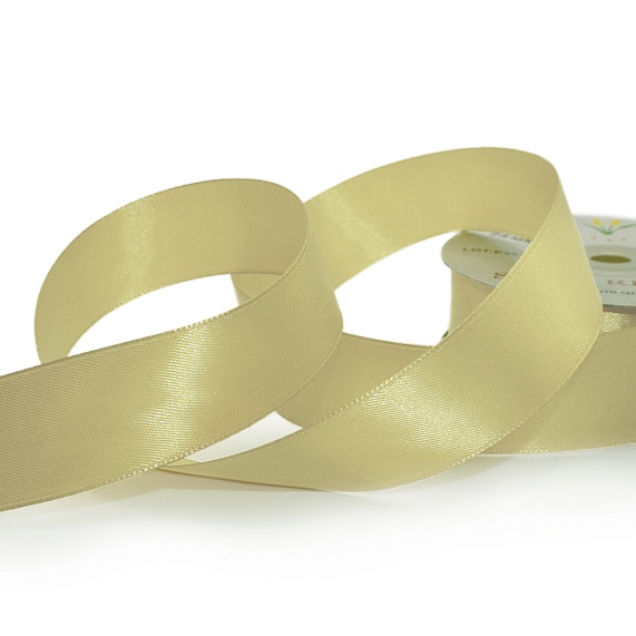 Лента атласная 25 мм  30 ярд Н золото 186 – №1