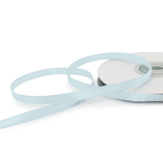 Лента атласная 6 мм  30 ярд Н голубой 141 – №1