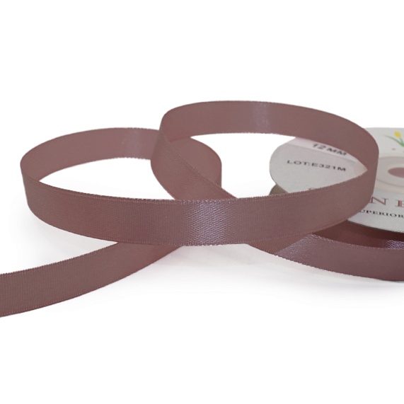 Лента атласная 12 мм  30 ярд Н розовый 189 – №1