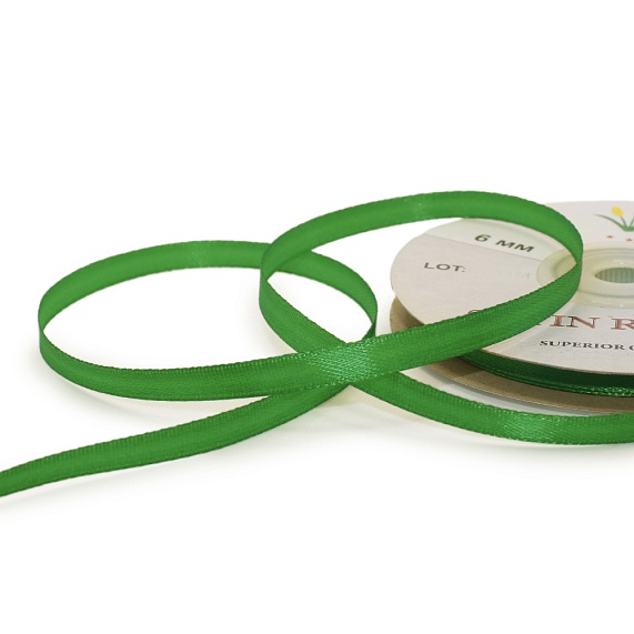 Лента атласная 6 мм  30 ярд Н зеленый 108 – №1