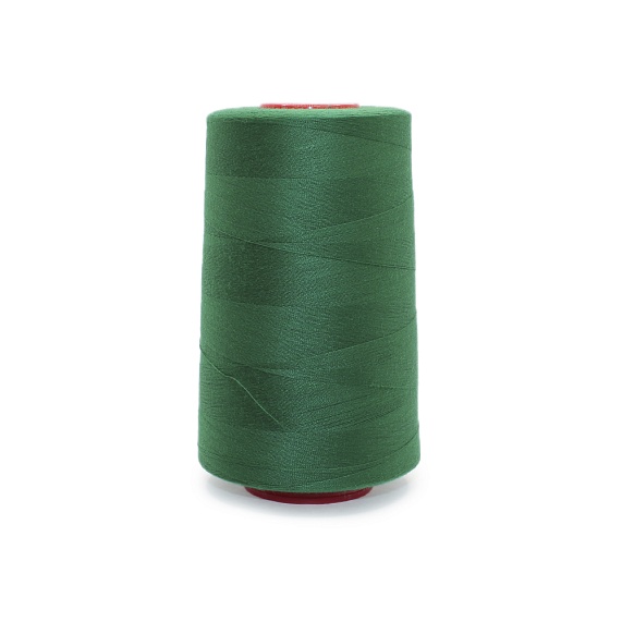 Нитки полиэстер 40/2 5000 ярд   Серебряная Нить зеленый 1219 – №1