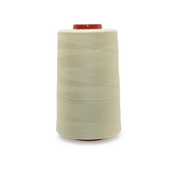 Нитки полиэстер 40/2 5000 ярд   Серебряная Нить молочный 1452 – №1