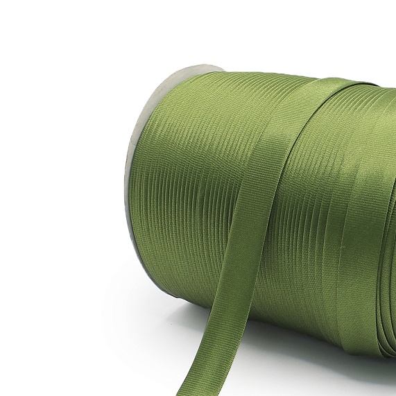 Косая бейка атласная  16 мм 132 м Н оливковый 126 – №1