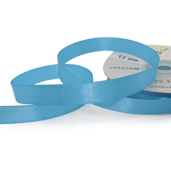 Лента атласная 12 мм  30 ярд Н бирюзовый 146 – №1