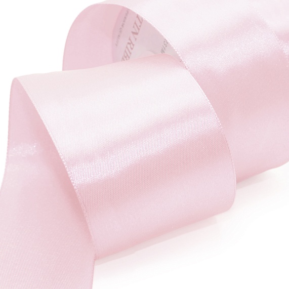 Лента атласная 50 мм  30 ярд Н розовый 039 – №1
