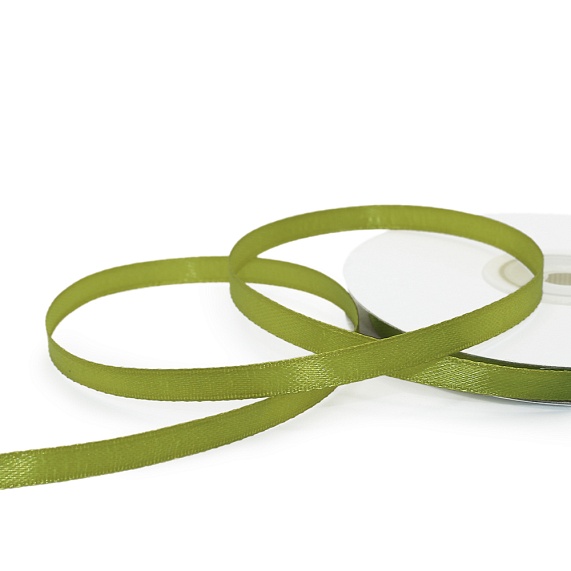 Лента атласная 6 мм  30 ярд Н оливковый 135 – №1