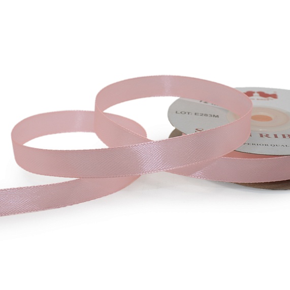 Лента атласная 12 мм  30 ярд Н розовый 069 – №1
