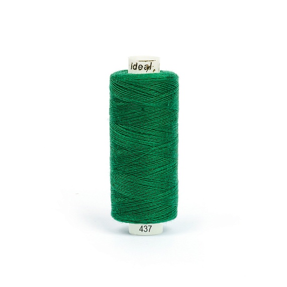 Нитки полиэстер 40/2 366 м   IDEAL зеленый 437 – №1