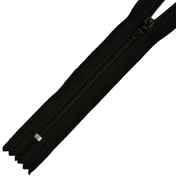 Молния спиральная 14 см Т4 неразъемная черный – №1