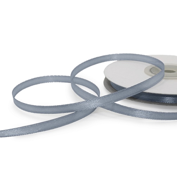 Лента атласная 6 мм  30 ярд Н серый 179 – №1