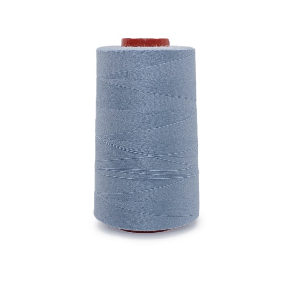 Нитки полиэстер 40/2 4000 ярд   СН голубой 1328 – №1