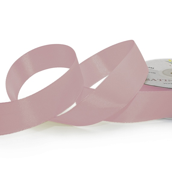 Лента атласная 25 мм  30 ярд Н розовый 071 – №1