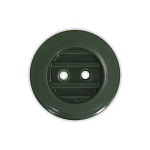 Пуговица пластиковая 17 мм 2 прокола     арт.ПС-2 Ф зеленый темный 